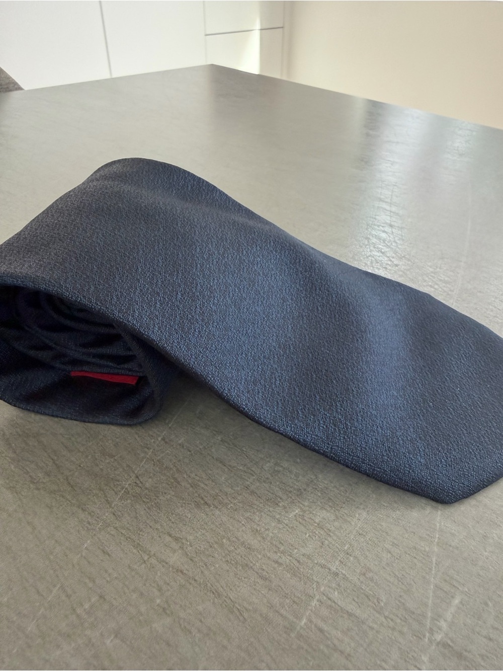 Giorgio Ferri Navy Blue Textured Men's Tie